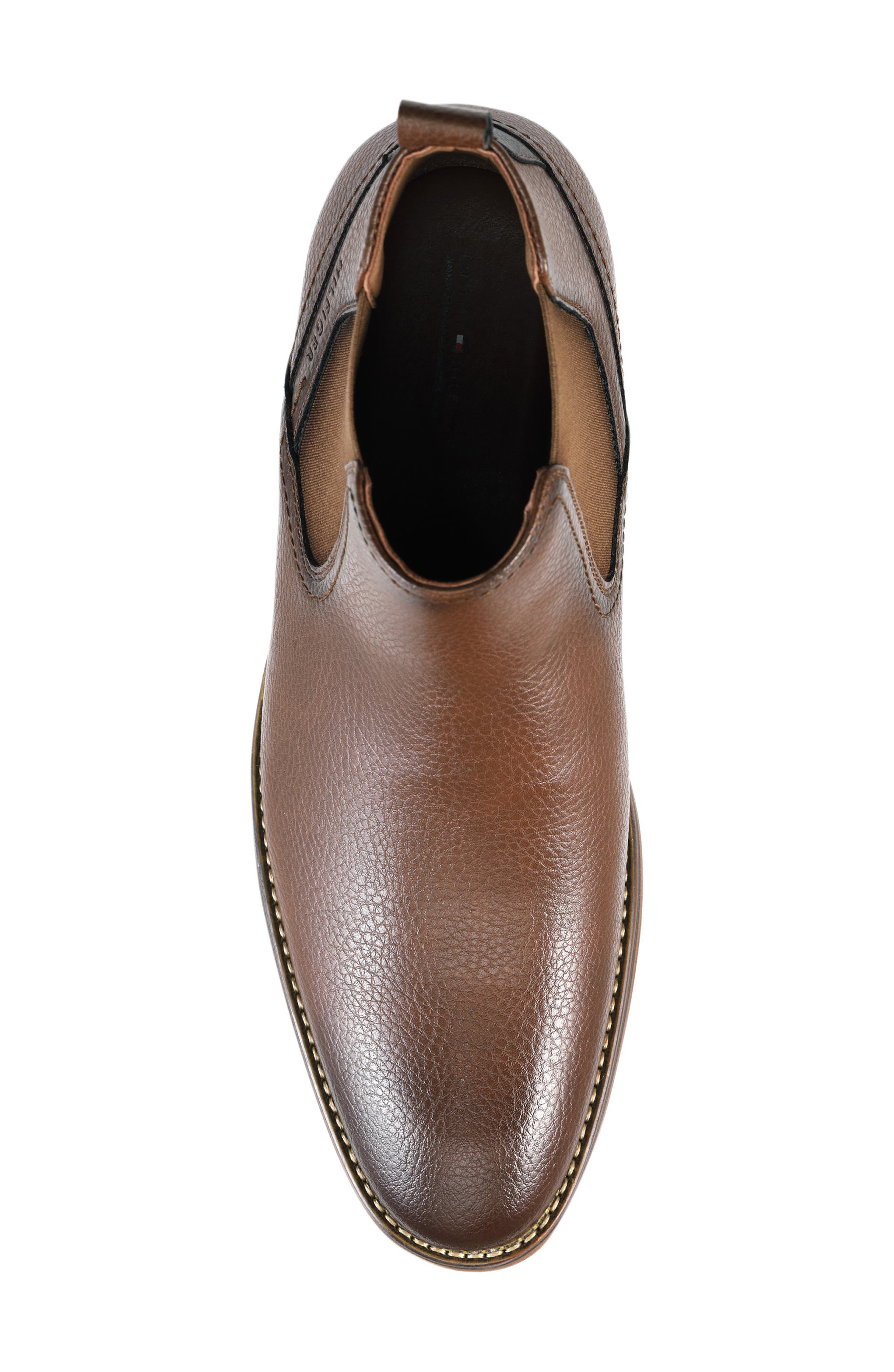 Tommy Hilfiger Berton Chelsea Boot, Alternate, color, Medium Brown