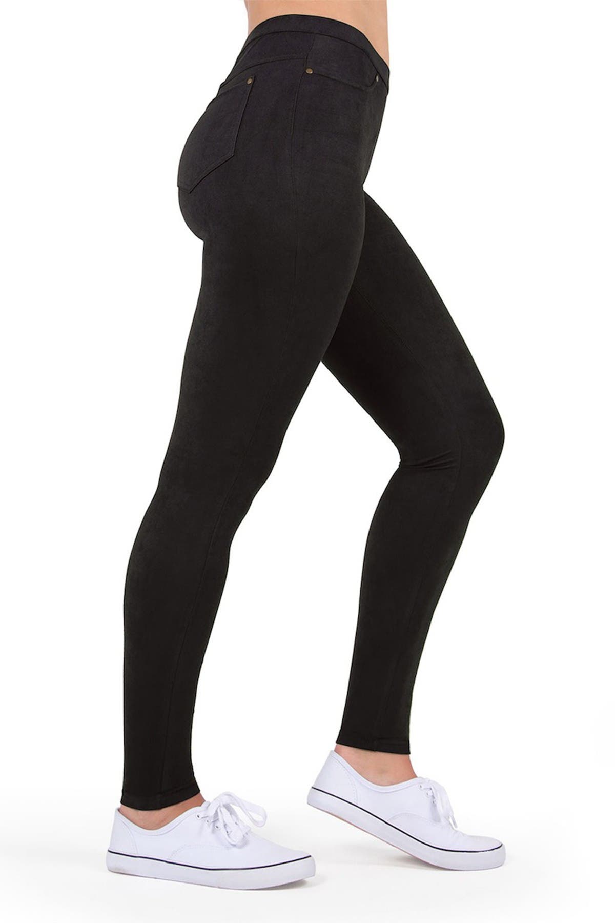 MeMoi Microsuede Leggings