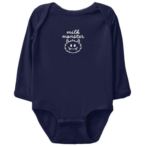 Milk Monster Infant Long Sleeve Bodysuit