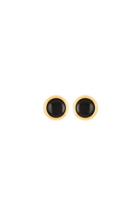1980s Vintage Napier Black Clip-on Earrings