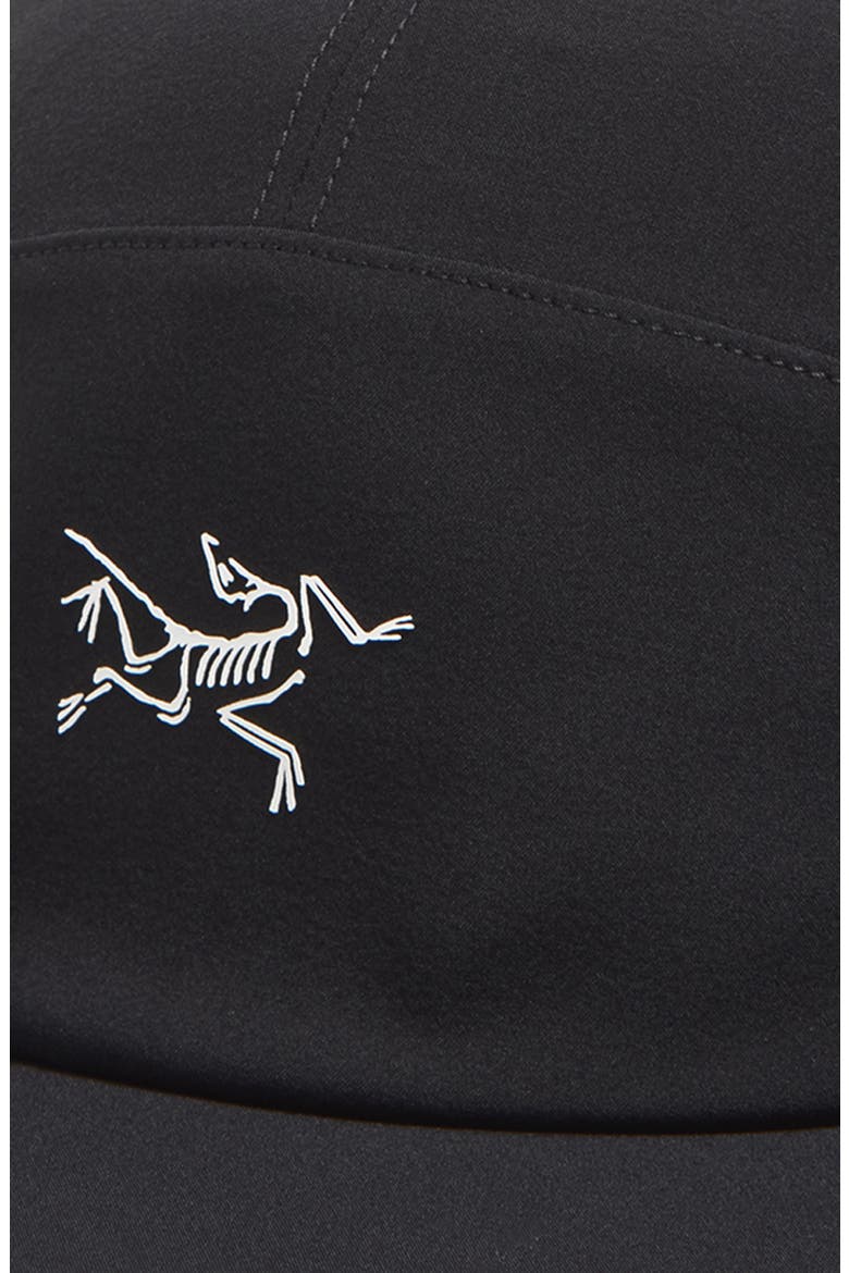 Gamma Embroidered Water Repellent Adjustable Cap, Alternate, color, BLACK/ ARCTIC SILK
