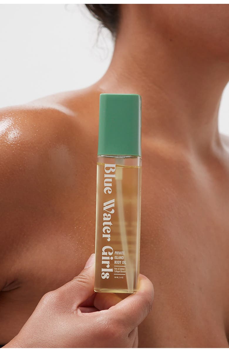 Blue Water Girls Private Island Body Oil Firm & Tighten Collagen Booster, Alternate, color, 