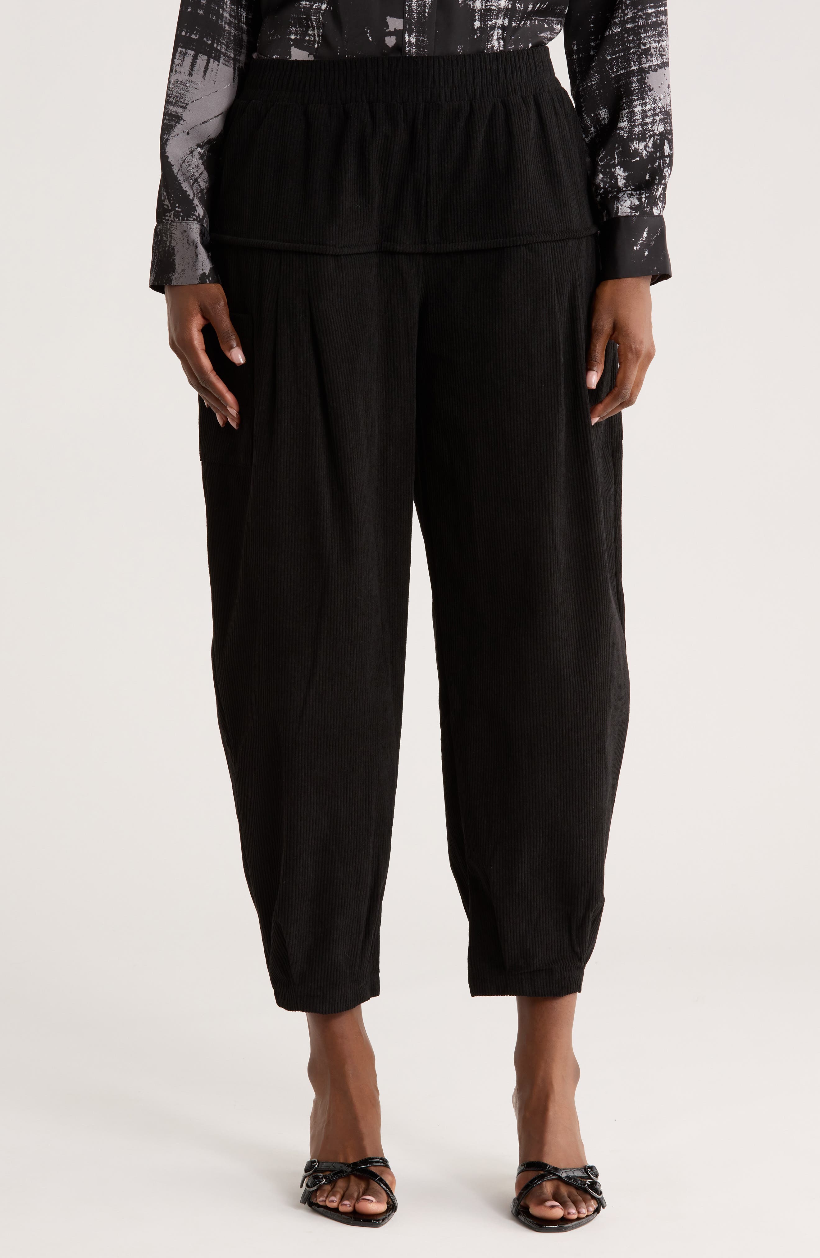 PATRIZIA LUCA Corduroy Cargo Pants