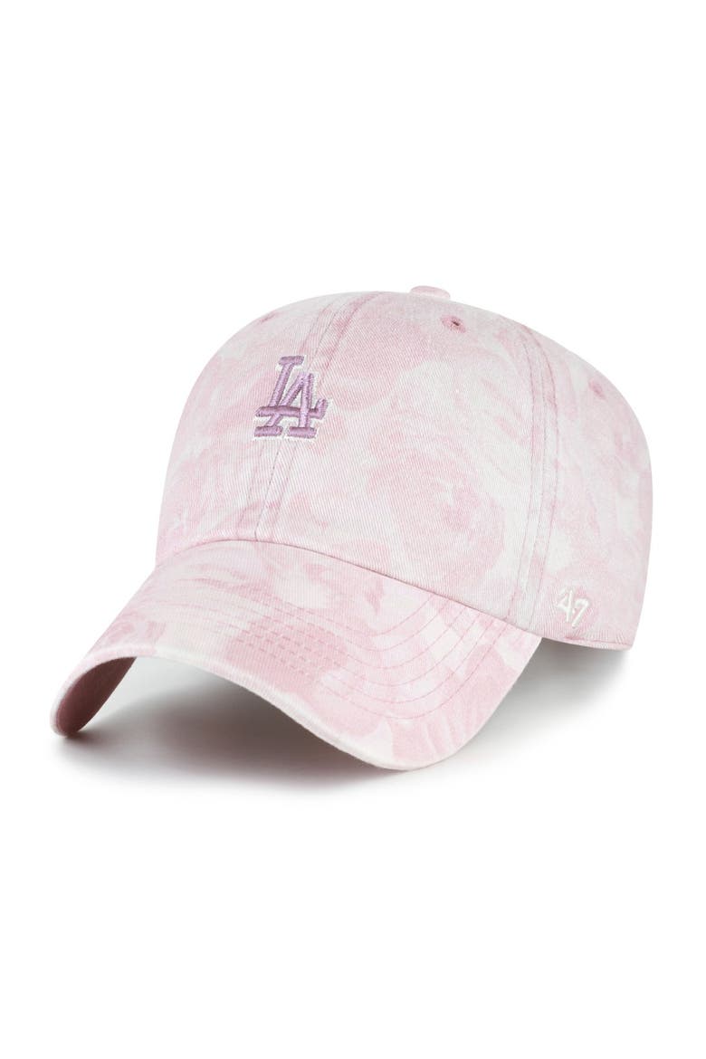 Women's '47 Pink Los Angeles Dodgers Gardenia Clean Up Adjustable Hat, Main, color, Pink