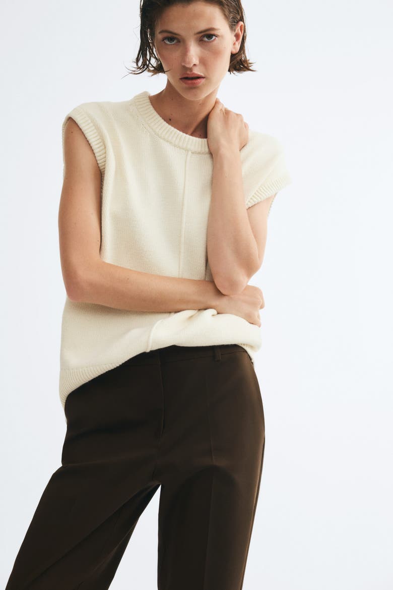 Cigarette Trousers, Alternate, color, Dark khaki green