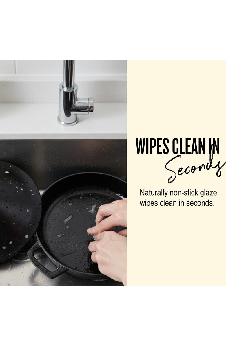 Alva Nori 3Qt Enameled Cast Iron Tagine Pot, Alternate, color, Black