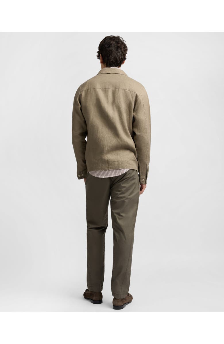 Onia Linen Everyday Jacket, Alternate, color, Coffee