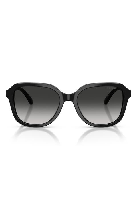 56mm Gradient Square Sunglasses