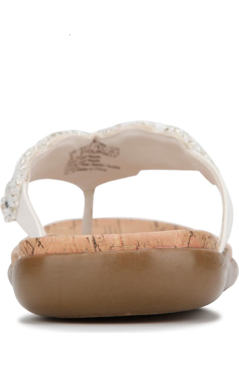 Kenneth Cole Reaction Glam-Athon Embellished Thong Sandal, Alternate, color,