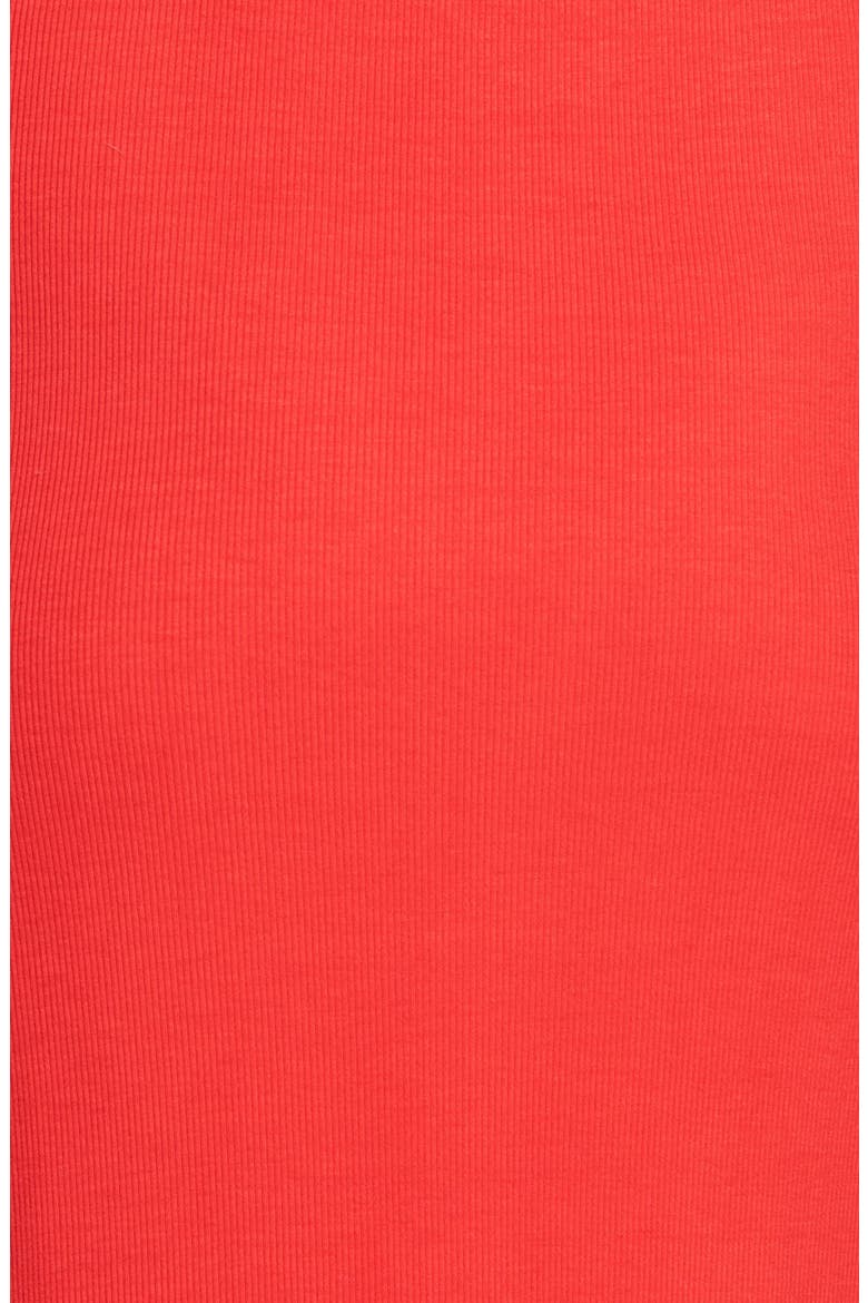 '2X1' Ribbed Tank Dress, Alternate, color, BONFIRE