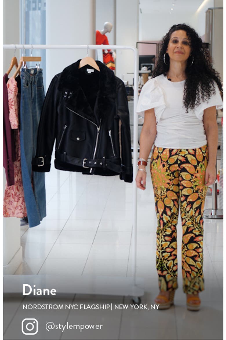 Faux Leather Biker Jacket video