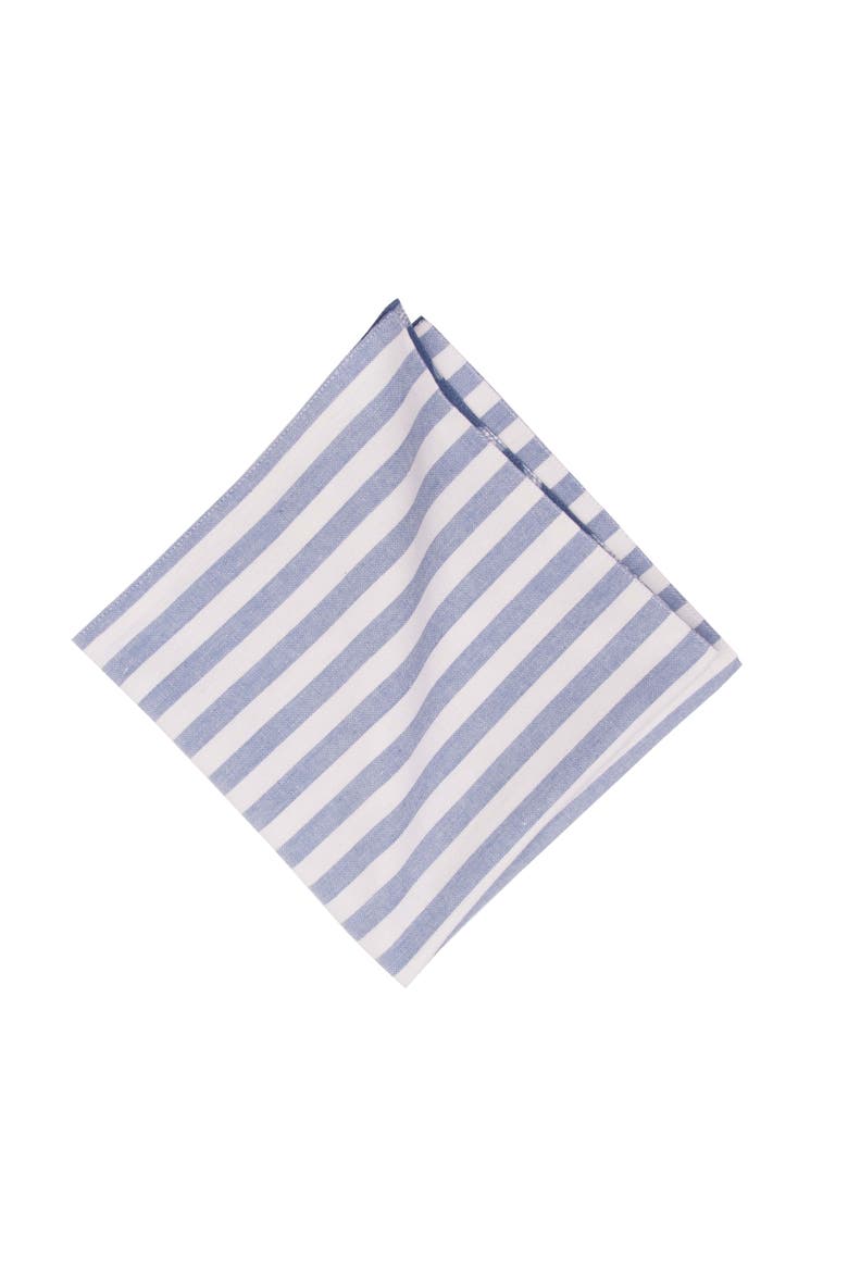 Calming Seas Starfish Reversible Hemstitch Napkins Set of 6, Alternate, color, Blue