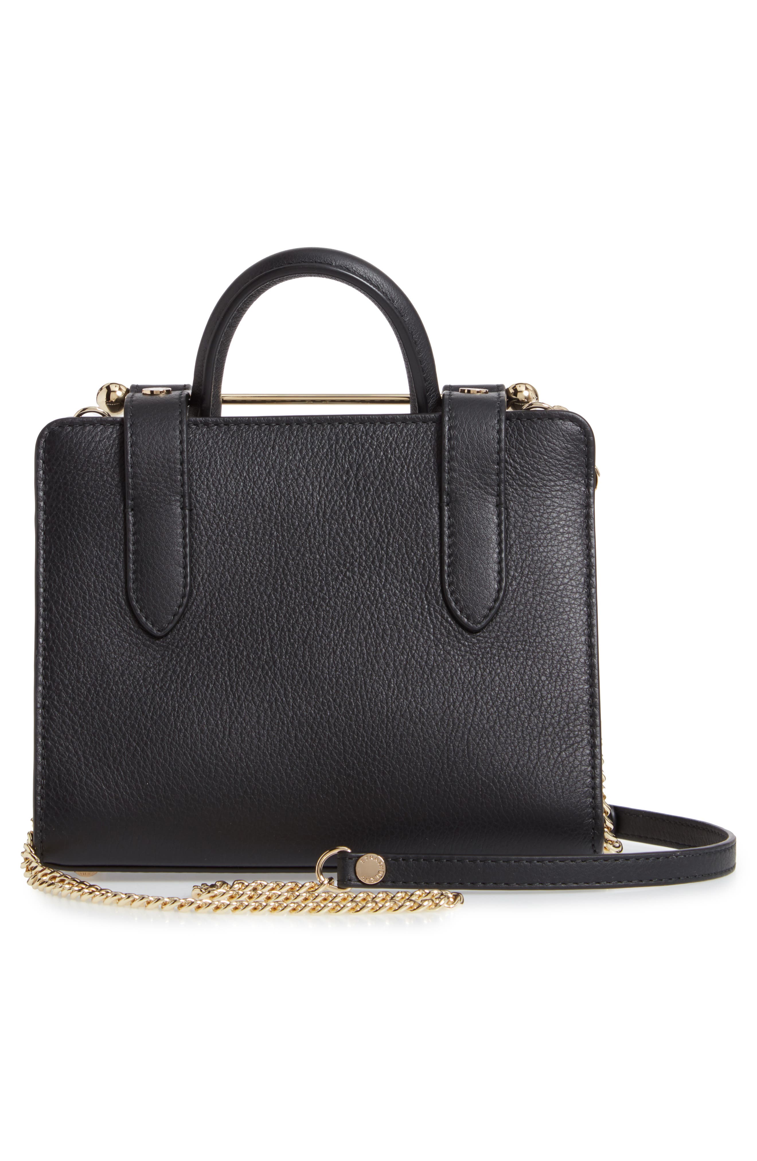 Strathberry Nano Painted Calfskin Leather Tote, Alternate, color, 