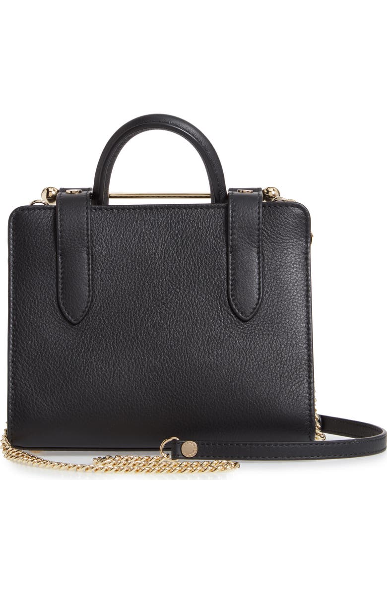 Strathberry Nano Painted Calfskin Leather Tote, Alternate, color,