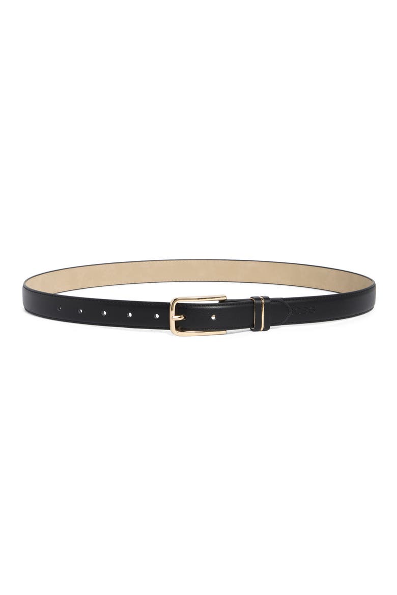 Skinny Belt, Main, color, BLACK GOLD