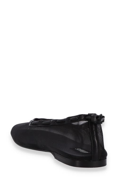 Alohas Gill Mesh Ballet Flat In Black