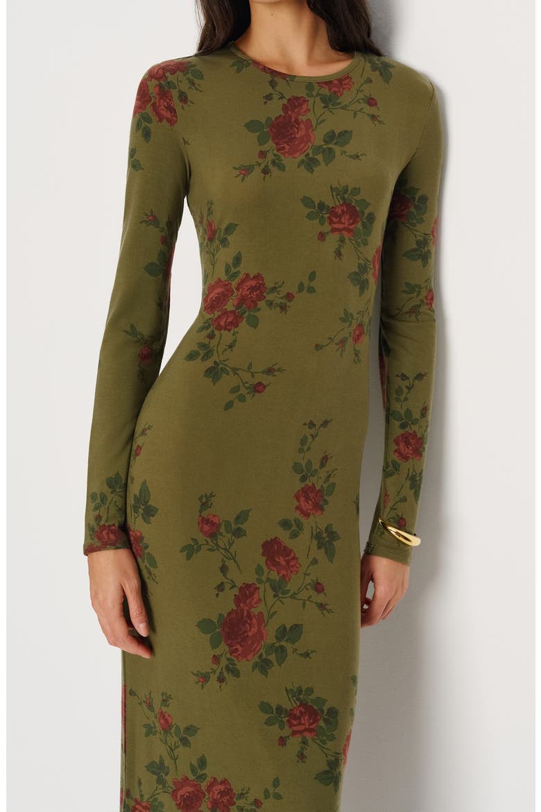 floral knit dresses WHITE KNIT FLOWER DRESS