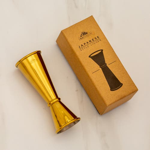 A Bar Above Gold Japanese Cocktail Jigger In Gold