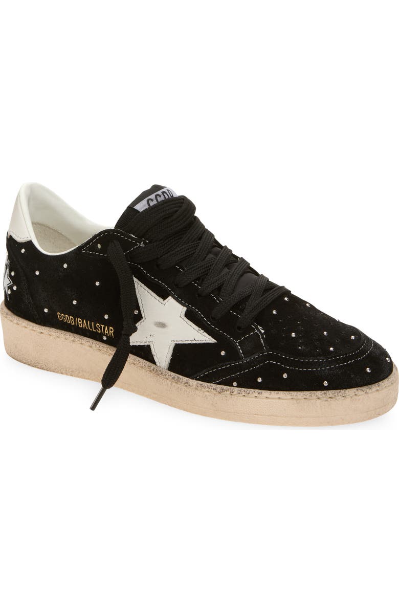 Golden Goose Ball Star Low Top Sneaker, Main, color, Black/ Milk