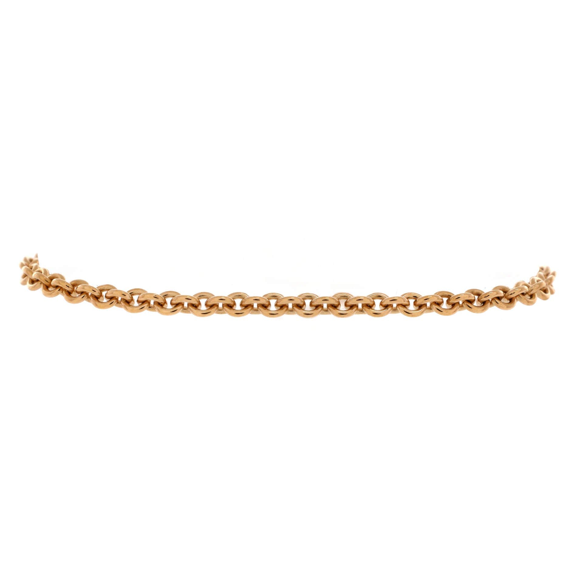Amulettes Cadenas Pendant Bracelet 18K Rose Gold with Diamonds, Alternate, color, Metallic Gold