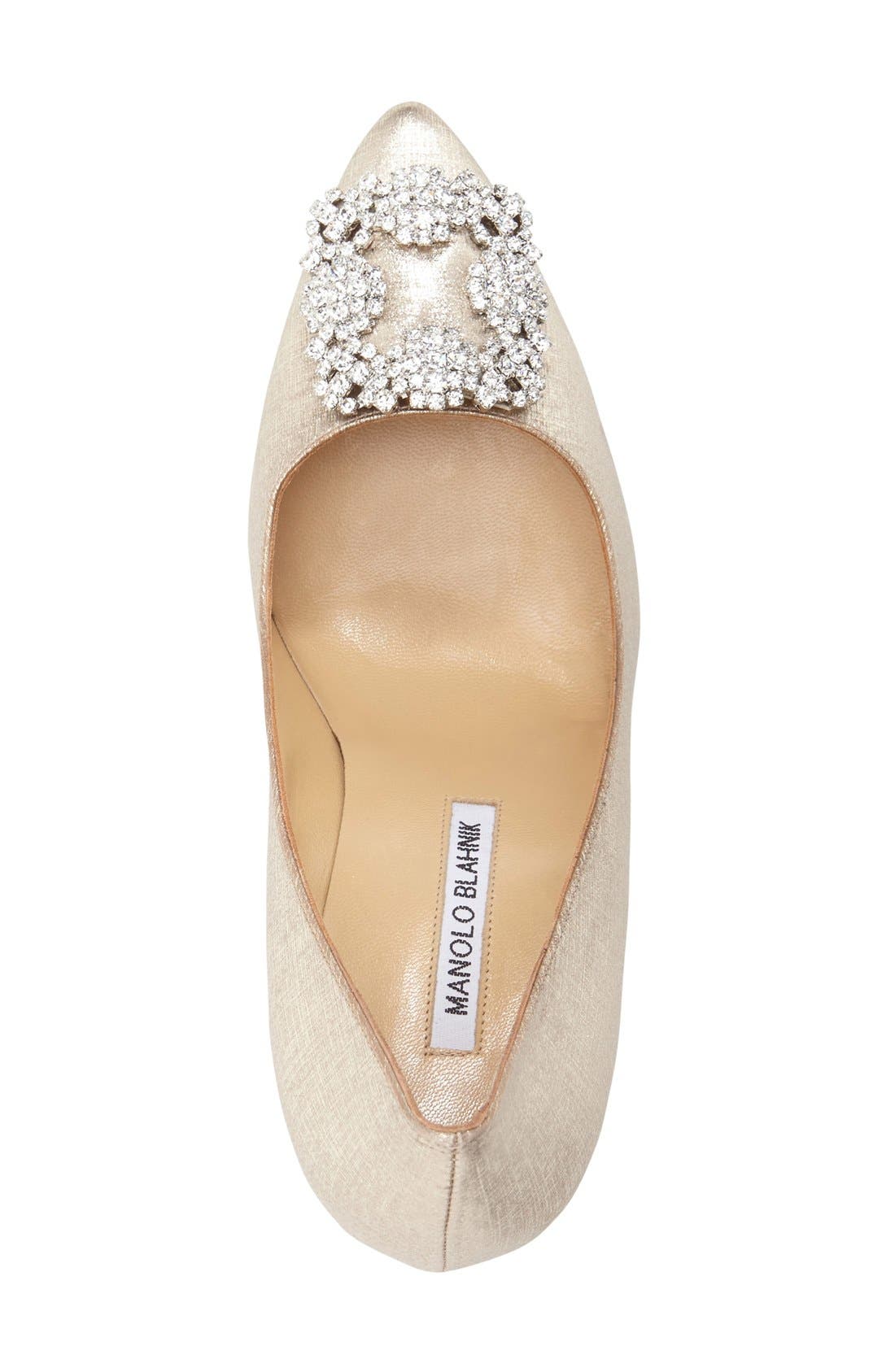 'Hangisi' Jeweled Pump (Nordstrom Exclusive Color), Alternate, color, BRONZE SATIN