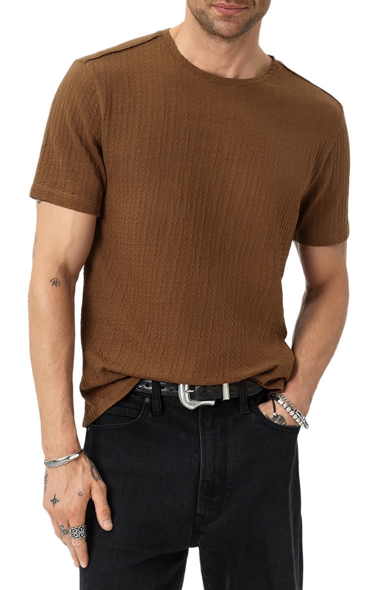 John Varvatos Brasse Crewneck T-Shirt, Main, color, Chamois