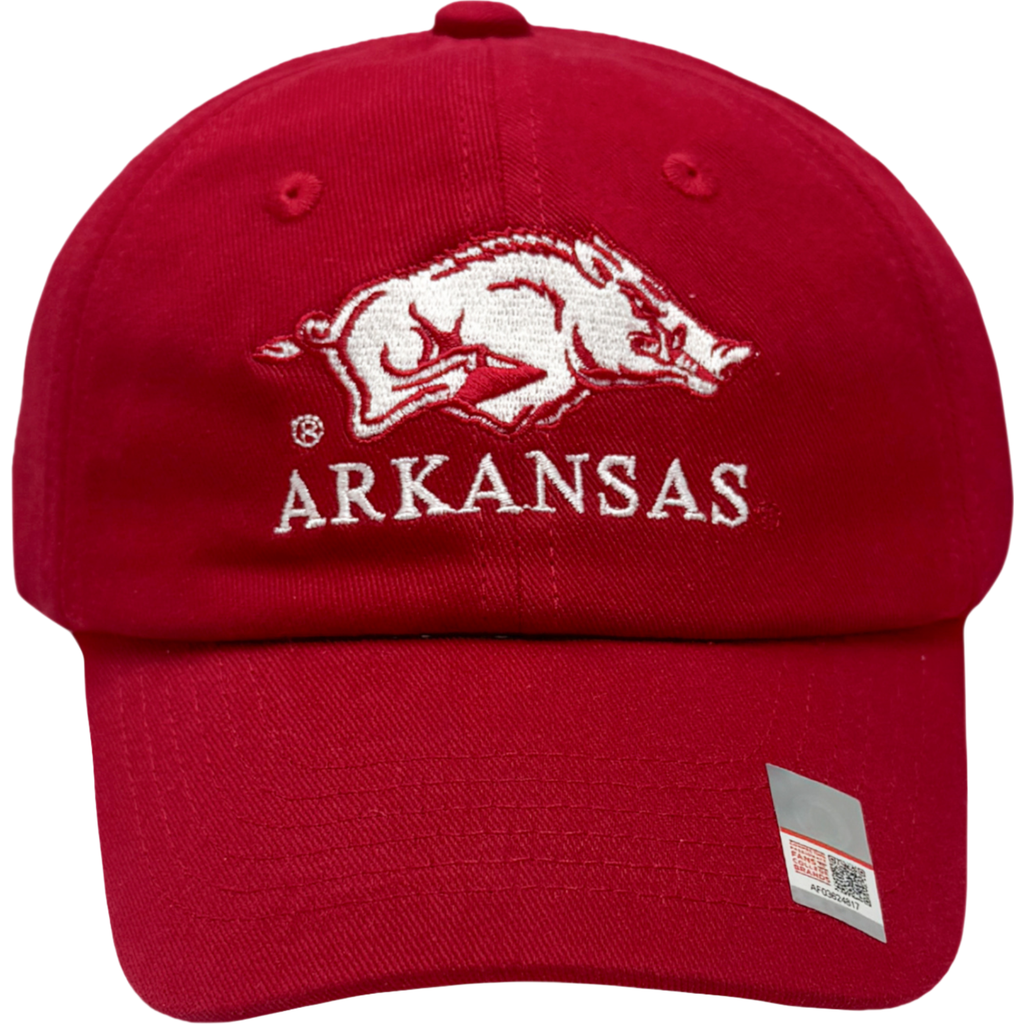 Bits & Bows Arkansas Razorbacks Baseball Hat In Red