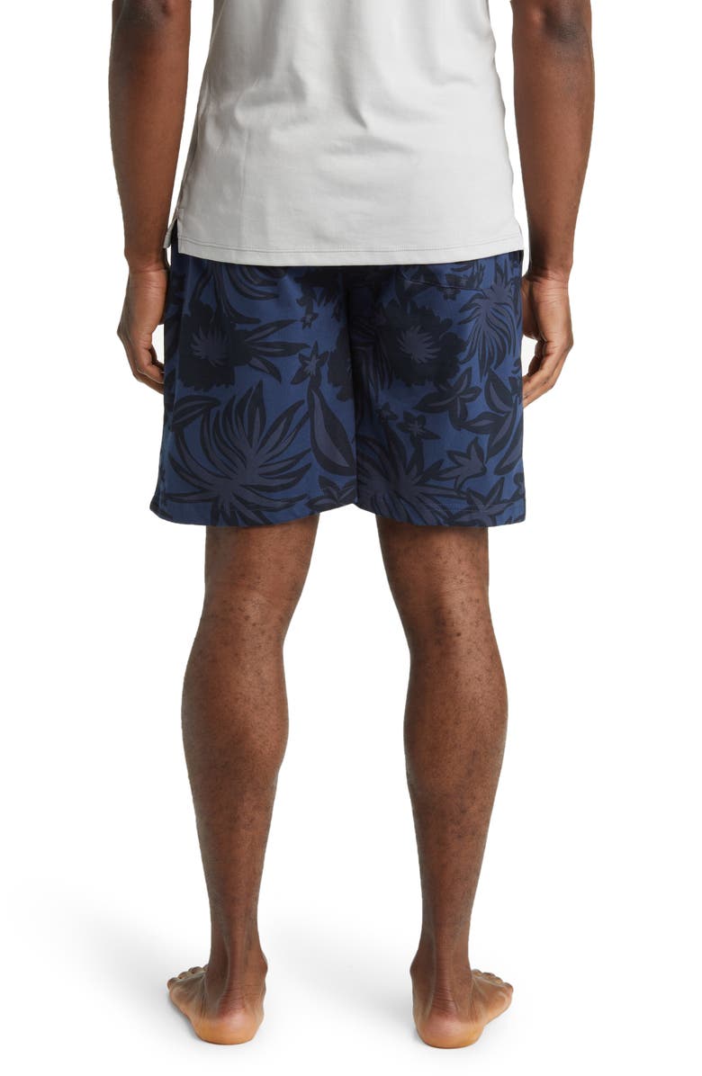 Majestic International La Palmera Floral Lounge Shorts, Alternate, color, 