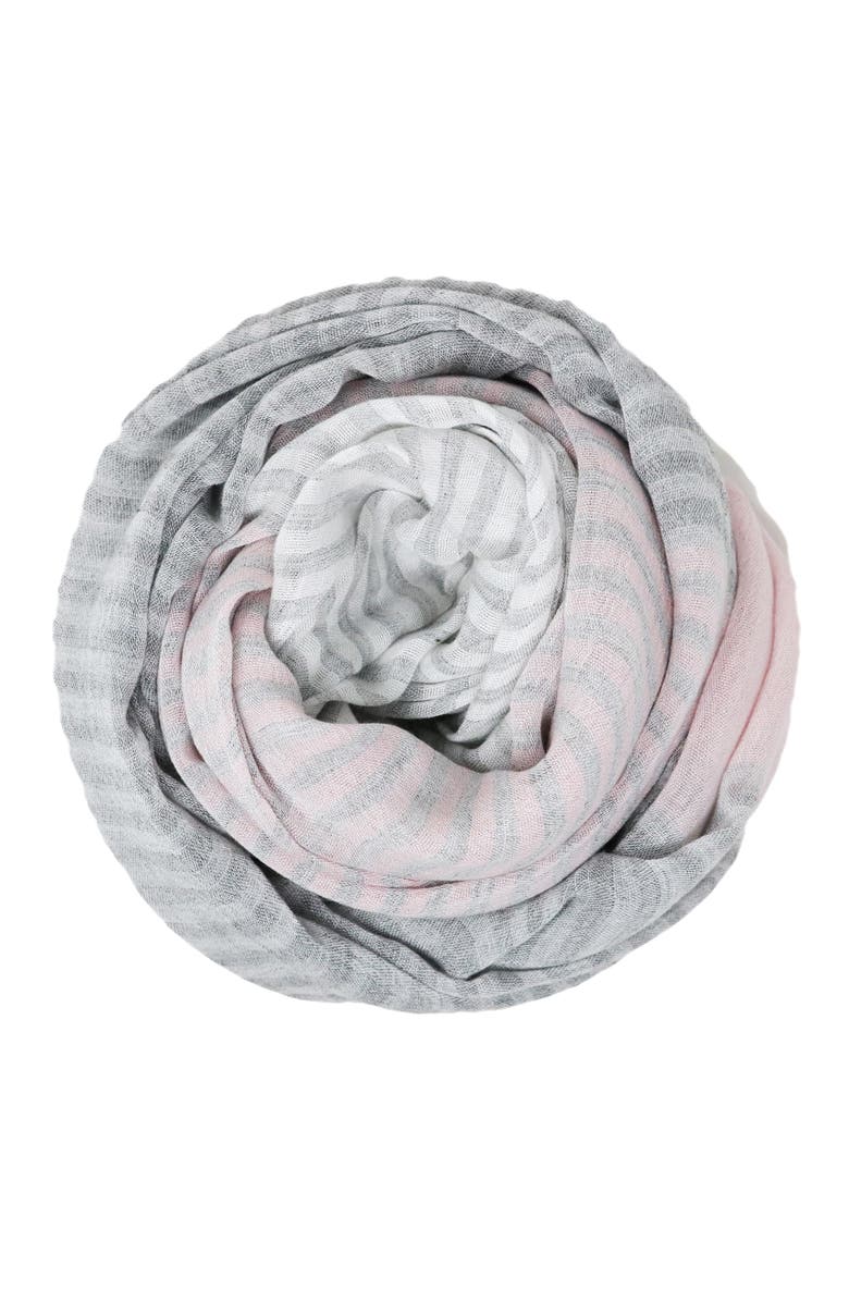 Nicoletta Rosi Reversible Yarn Dyed Fringe Scarf, Alternate, color, 