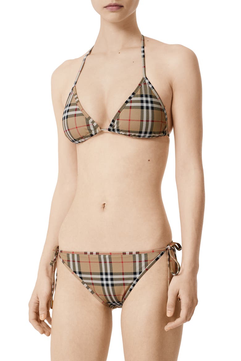 Cobb Vintage Check Two-Piece Swimsuit, Main, color, ARCHIVE BEIGE IP CHK