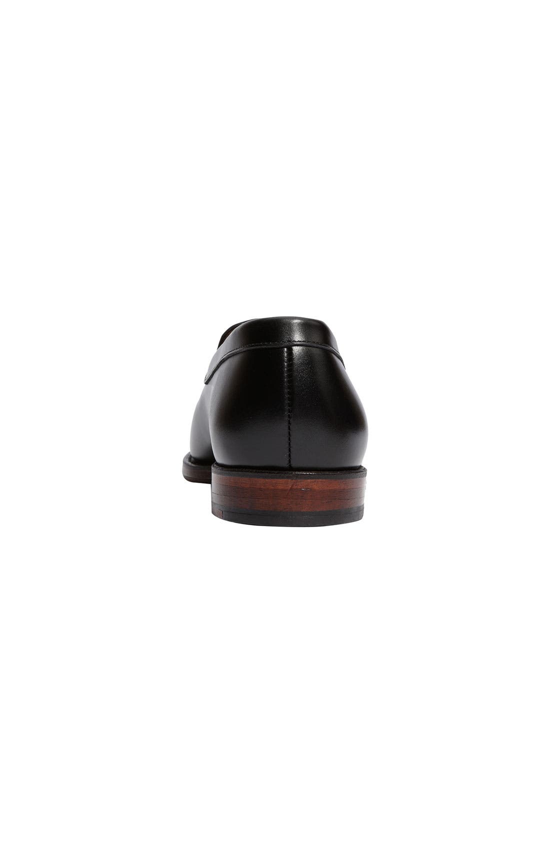 'Carlsbad' Penny Loafer, Alternate, color, BLACK