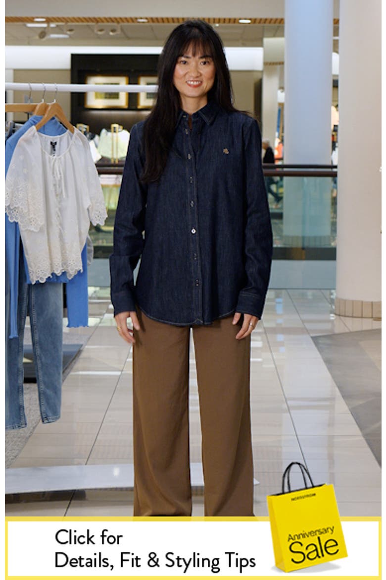 Jamelko Classic Fit Denim Button-Up Shirt video