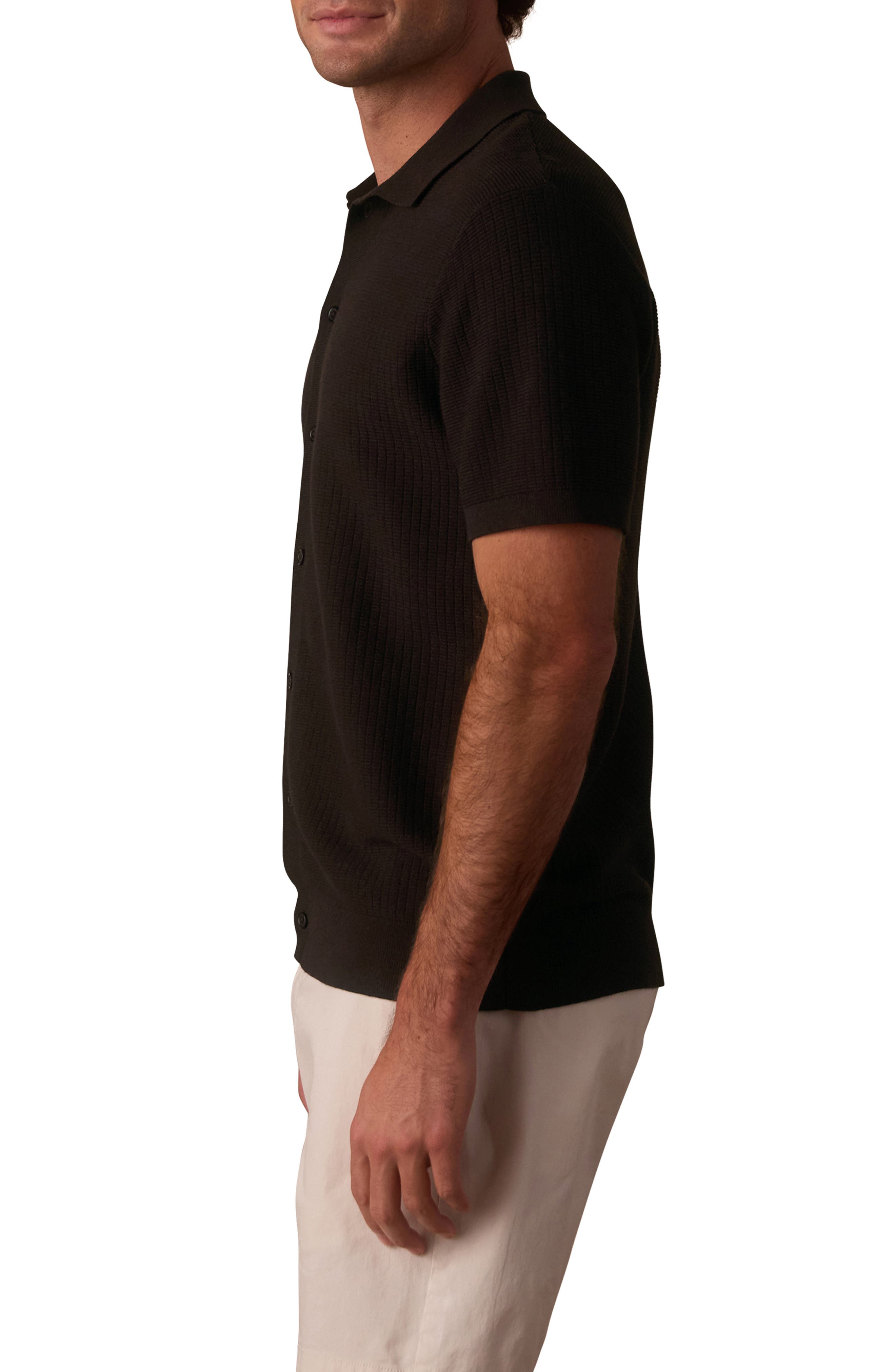 The Normal Brand BreezeKnit Short Sleeve Button-Up Shirt — фото 3