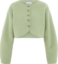 ALIGNE Angelina Wool Blend Crop Jacket