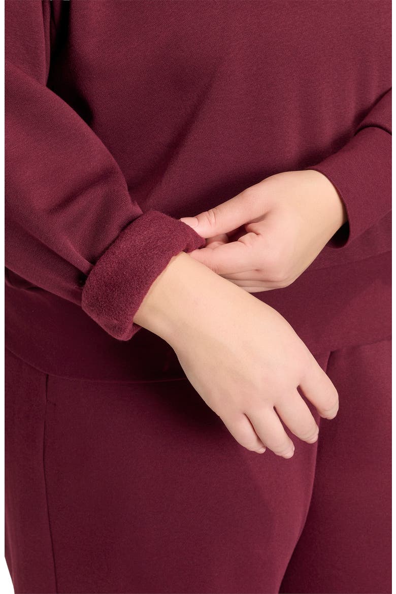 Essential Crewneck Sweatshirt, Alternate, color, MAROON