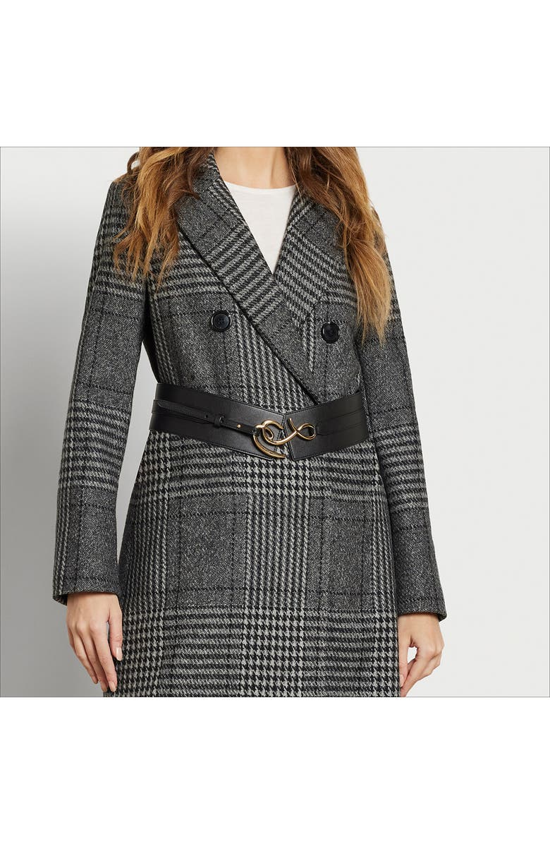 Sam Edelman Corset Belt, Alternate, color, Black