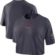 Nike Women's Nike Charcoal Indiana Fever Studio Cropped T-Shirt
