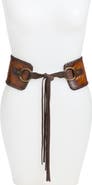 THE GREAT. x Stetson The Tooled Corset Belt