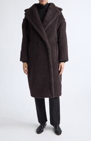 Max Mara Tedgirl Oversize Double Breasted Alpaca Blend Coat