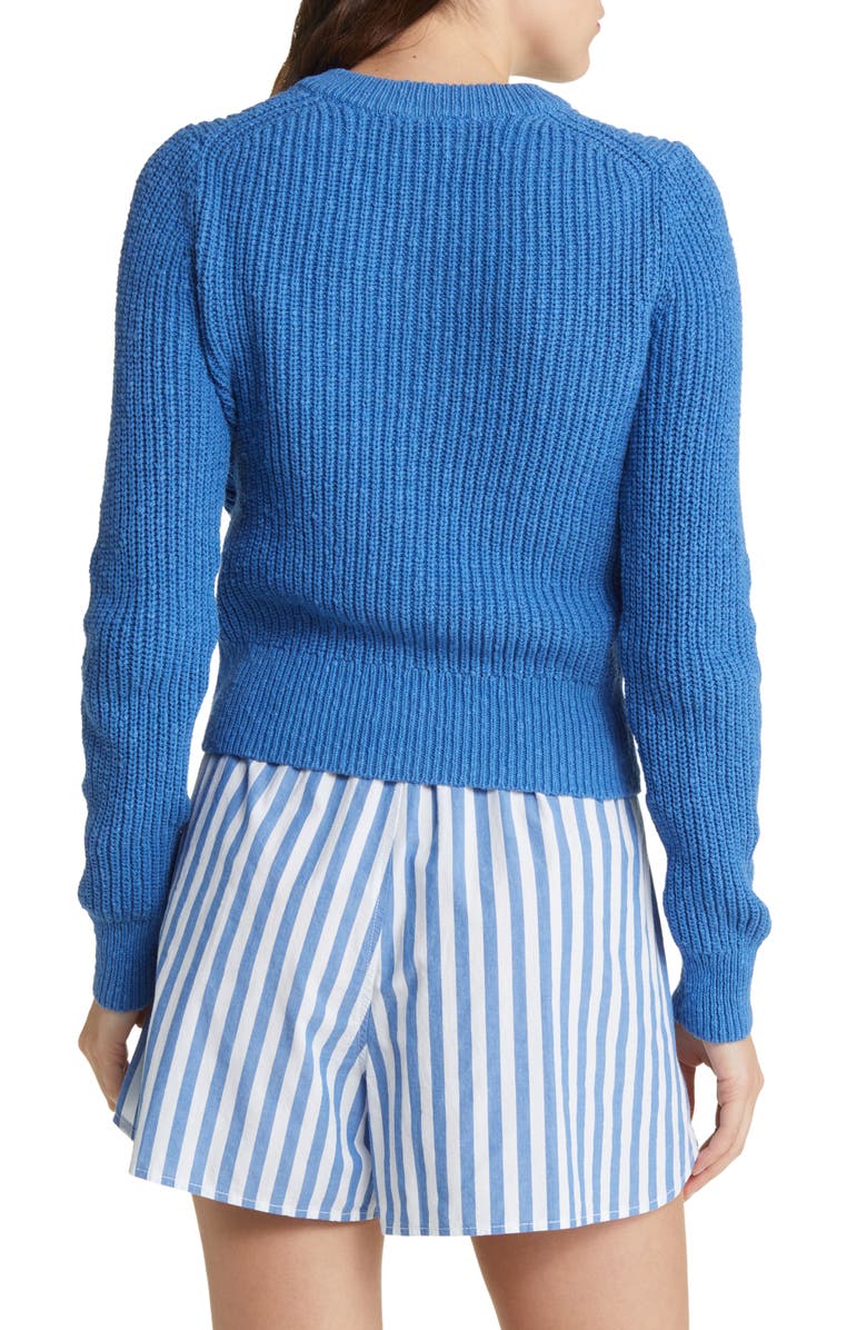 Madewell Textural Knit Cardigan Sweater, Alternate, color, 