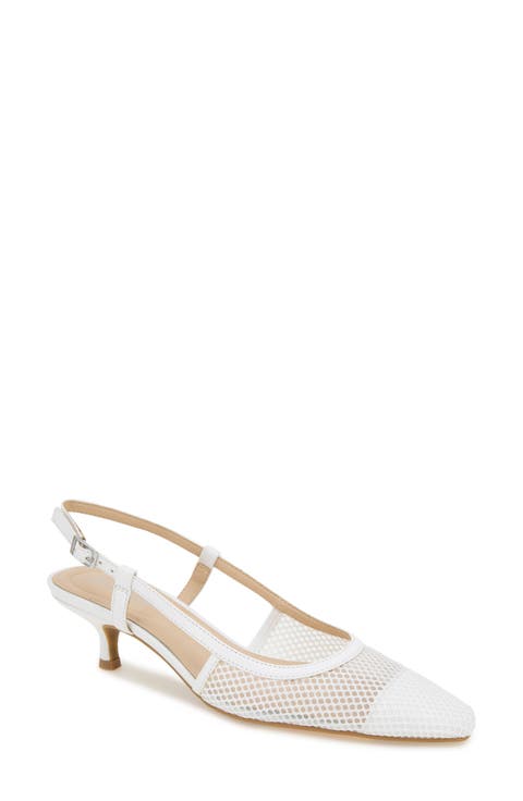 Maggie Mesh Slingback Pump (Women)