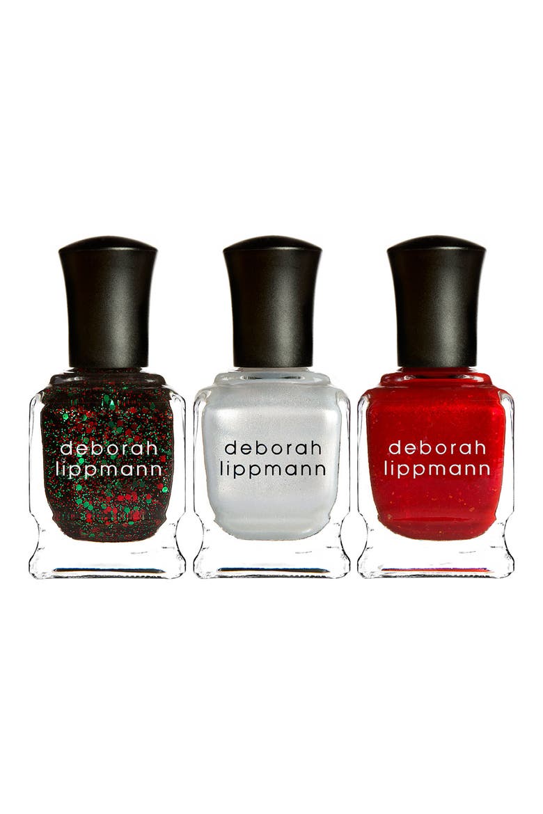 'Christmas in the City' Nail Lacquer Trio (Nordstrom Exclusive), Main, color, NO COLOR