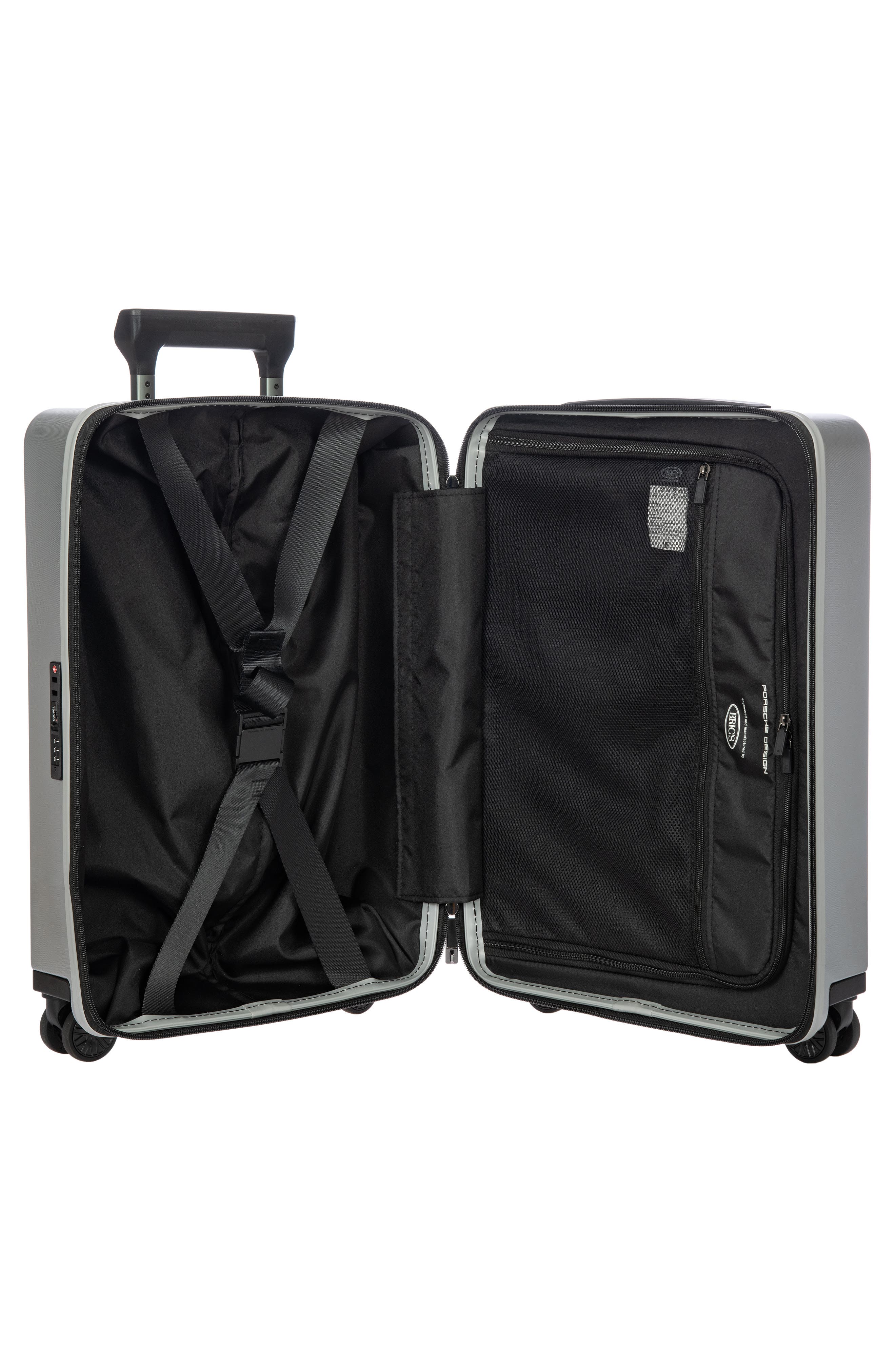 Porsche Design Voyager 21-Inch Hardside Spinner Carry-On Luggage, Alternate, color, Silver