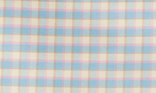 Sandy Liang Juice Gingham Miniskirt In Aqua Multi