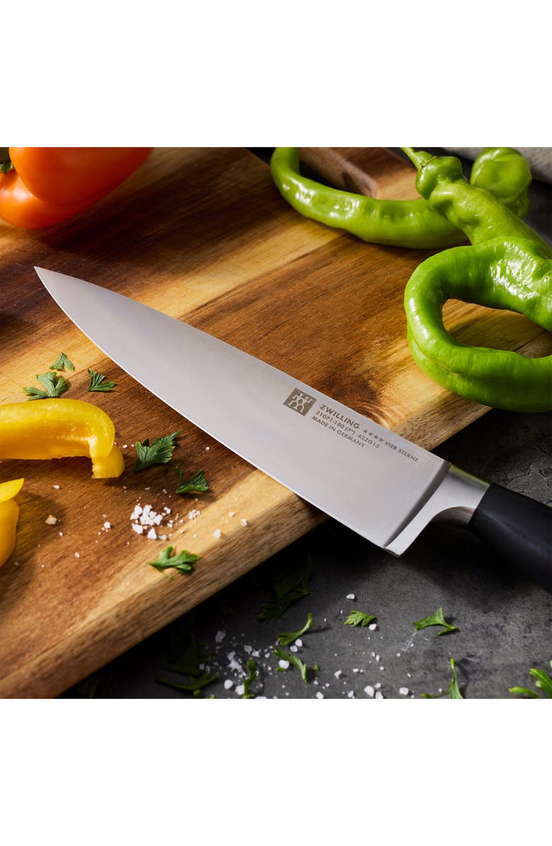 ZWILLING Four Star 7-Inch Chef Knife, Alternate, color, Stainless Steel
