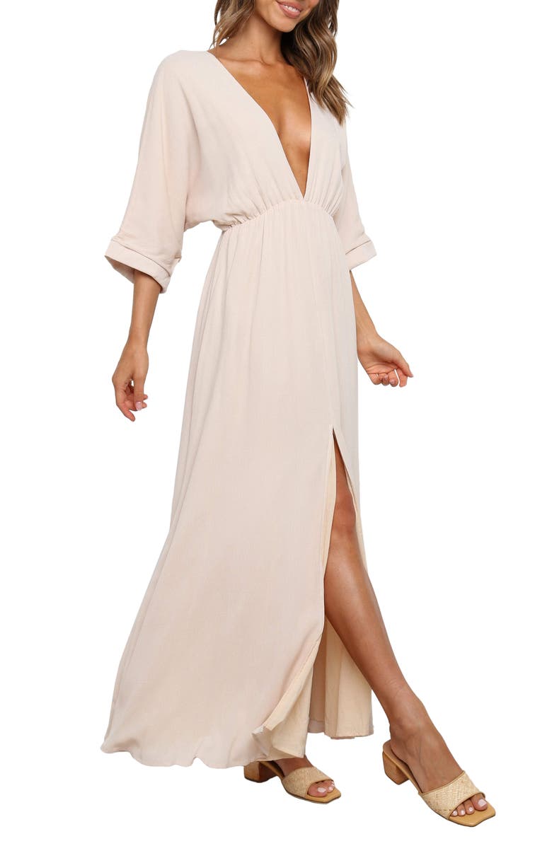 Petal & Pup Bayview Slit Maxi Dress, Alternate, color, 