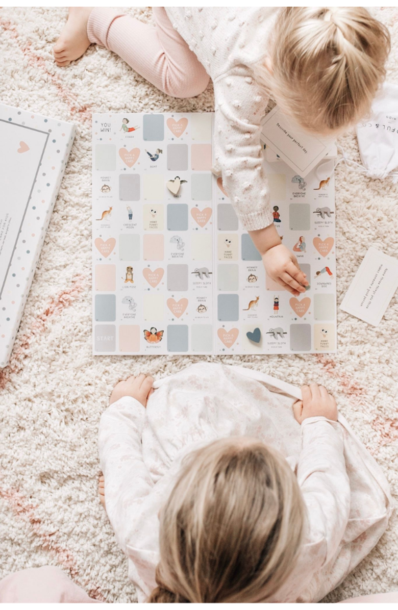 Mindful & Co Kids Happy Hearts Board Game - Age 4+ Years, Alternate, color, White With Print