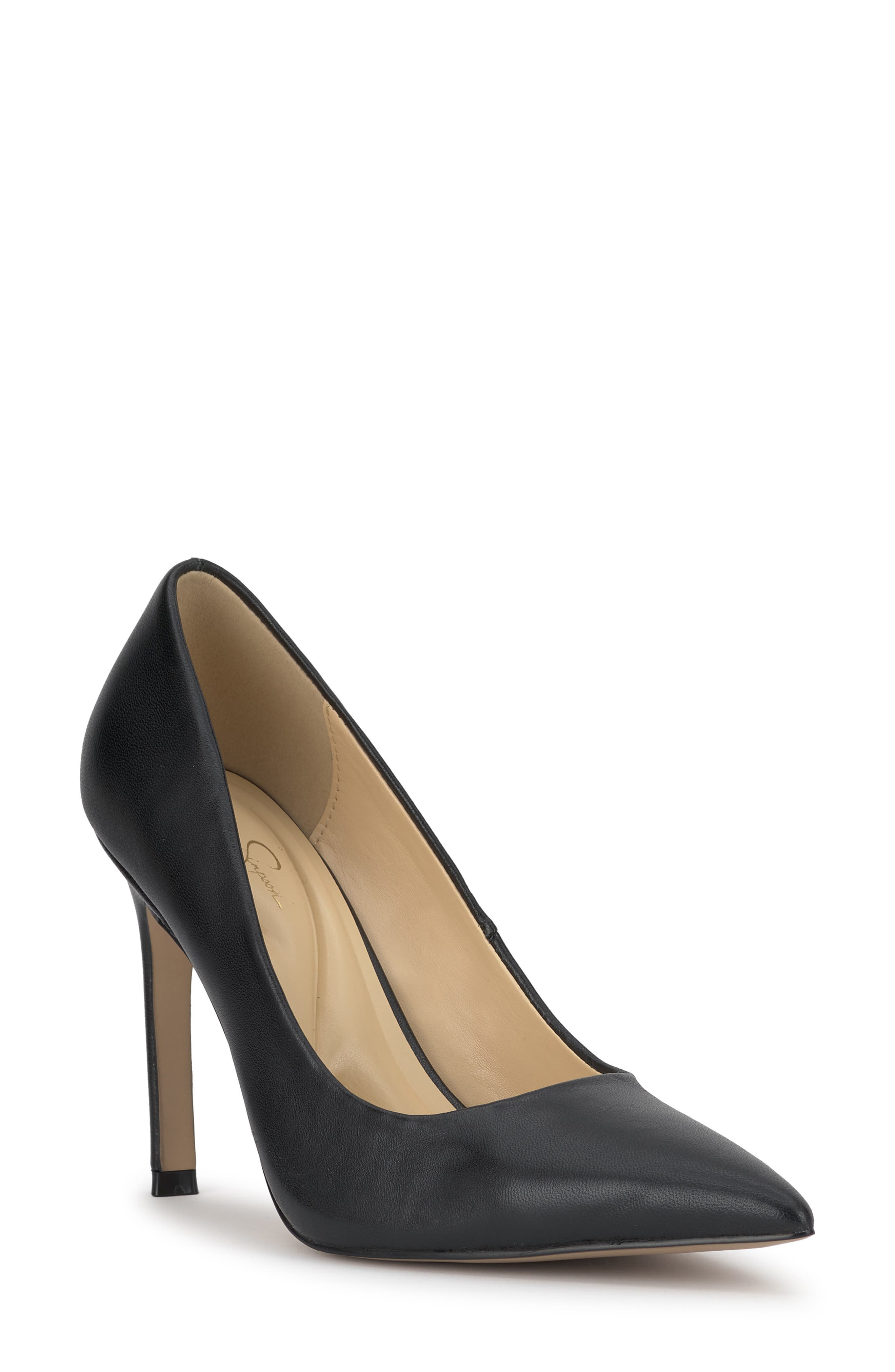 Jessica Simpson Welica Pointed Toe Pump, Main, color, Black