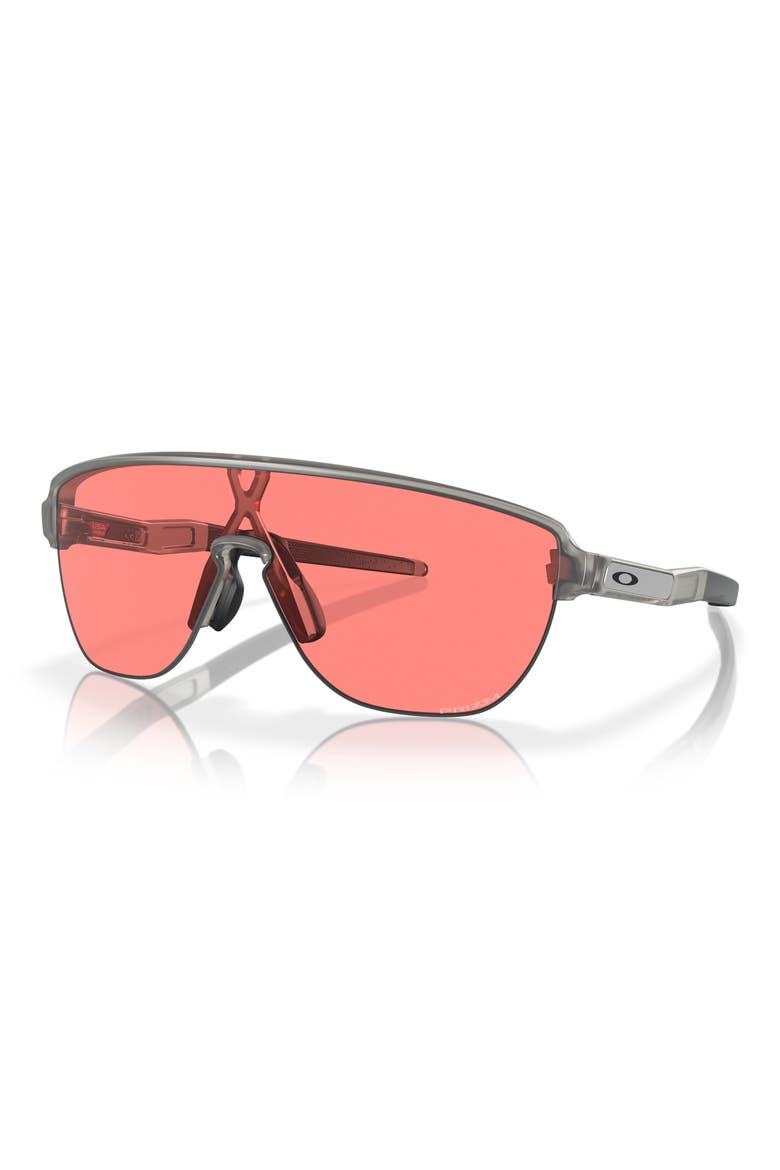 Corridor 42mm Semirimless Prizm™ Shield Sunglasses, Alternate, color, PEACH