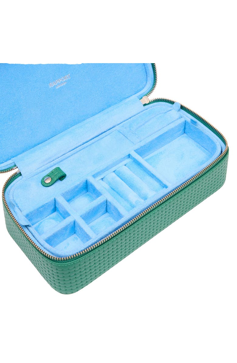 Rapport London Charlotte Jewelry Case, Alternate, color, Green